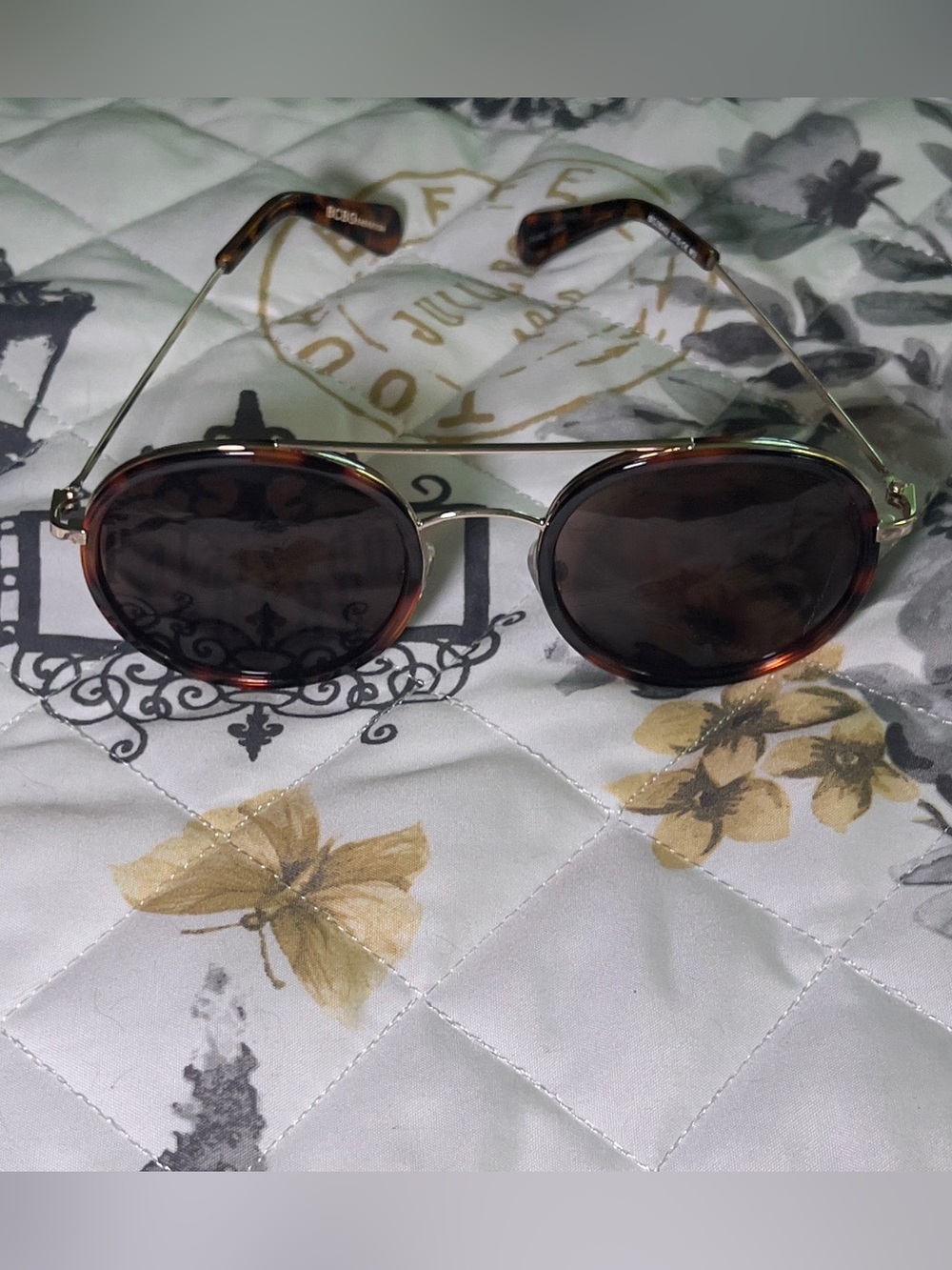 BCBGeneration Tortoiseshell Sunglass Temples in Brown and Amber